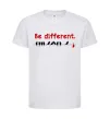 Детская футболка Be different Белый фото