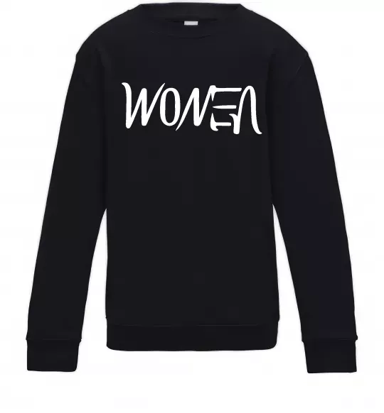 Детский Свитшот Women - venom Черный фото