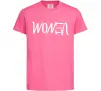 Дитяча футболка Women - venom Яскраво-рожевий фото