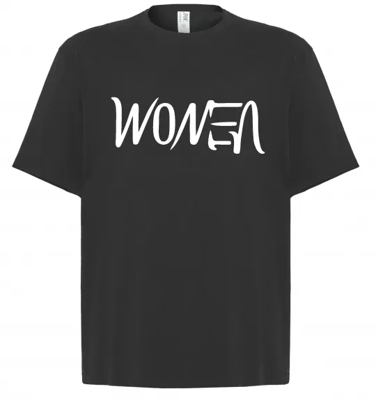 Футболка Оверсайз Women - venom Черный фото