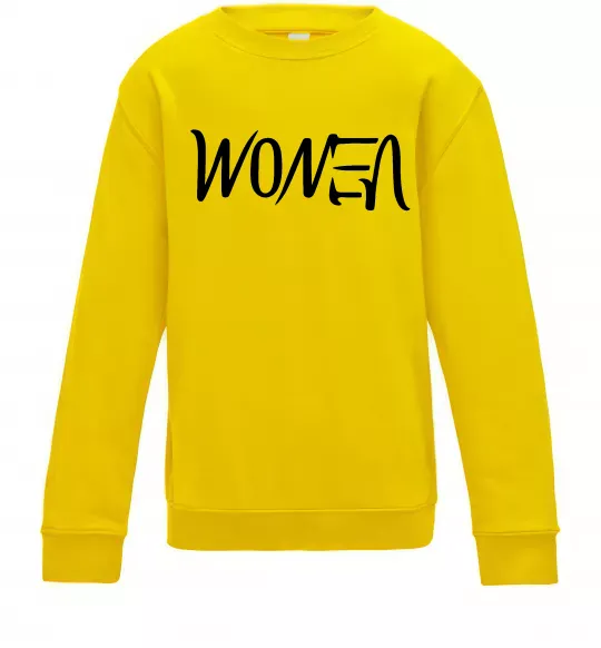 Детский Свитшот Women - venom Солнечно желтый фото