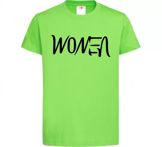 Дитяча футболка Women - venom Лаймовий фото