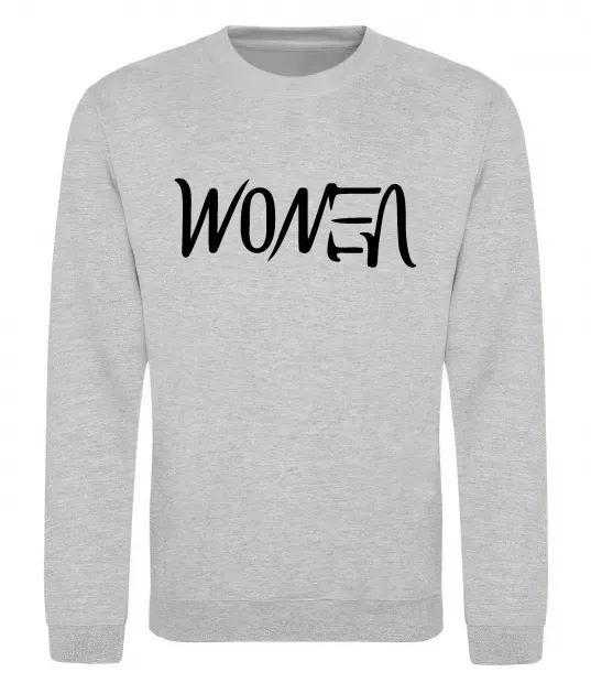 Світшот Women - venom Сірий меланж фото