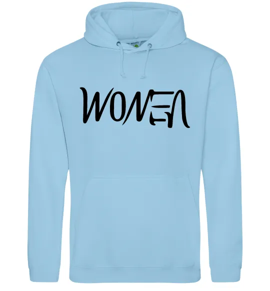 Жіноча толстовка (худі) Women - venom Блакитний фото