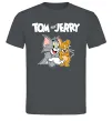 Мужская футболка Tom and Jerry з написом Графит фото