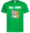 Мужская футболка Tom and Jerry з написом Зеленый фото