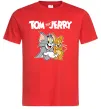 Мужская футболка Tom and Jerry з написом Красный фото