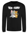 Свитшот Tom and Jerry з написом Черный фото