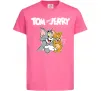 Дитяча футболка Tom and Jerry з написом Яскраво-рожевий фото