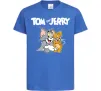 Дитяча футболка Tom and Jerry з написом Яскраво-синій фото