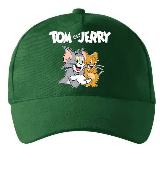 Кепка Tom and Jerry з написом Темно-зеленый фото