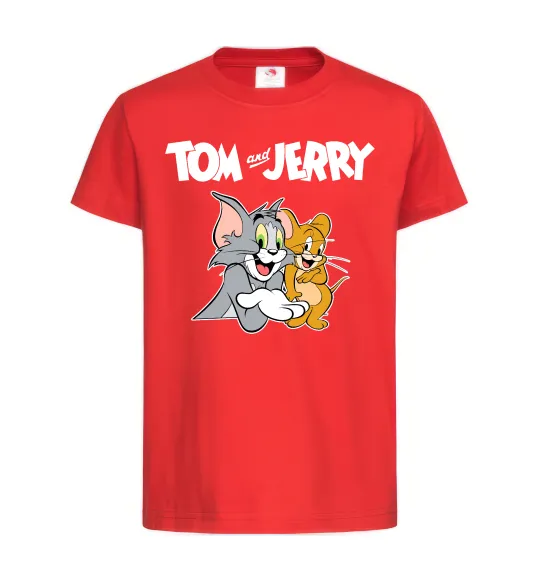 Детская футболка Tom and Jerry з написом Красный фото