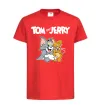 Детская футболка Tom and Jerry з написом Красный фото