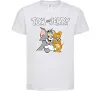 Дитяча футболка Tom and Jerry з написом Білий фото