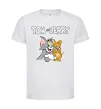 Детская футболка Tom and Jerry з написом Белый фото