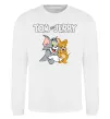 Свитшот Tom and Jerry з написом Белый фото