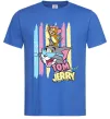 Чоловіча футболка Tom and Jerry pastel Яскраво-синій фото