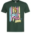 Чоловіча футболка Tom and Jerry pastel Темно-зелений фото