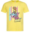 Чоловіча футболка Tom and Jerry pastel Лимонний фото