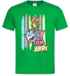 Чоловіча футболка Tom and Jerry pastel Зелений фото