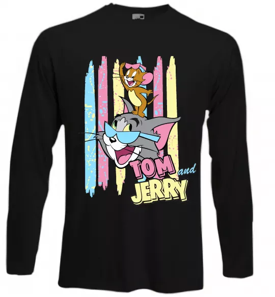 Лонгслів Tom and Jerry pastel Чорний фото