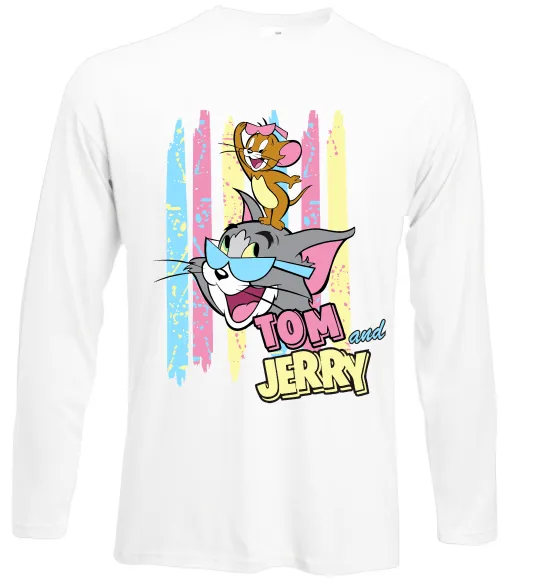 Лонгслів Tom and Jerry pastel Білий фото