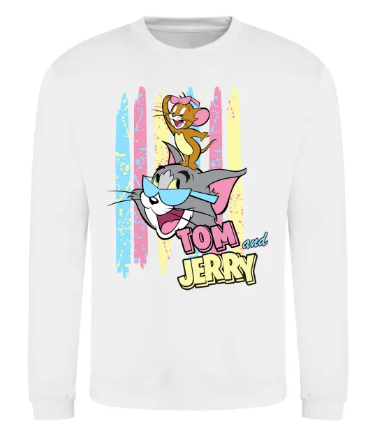 Світшот Tom and Jerry pastel Білий фото