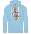 Женская толстовка (худи) Tom and Jerry pastel Голубой фото