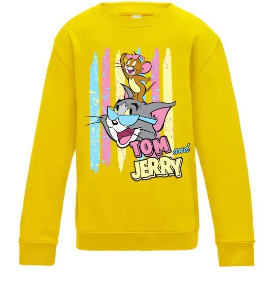 Дитячий світшот Tom and Jerry pastel Сонячно жовтий фото