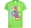 Дитяча футболка Tom and Jerry pastel Лаймовий фото