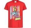 Дитяча футболка Tom and Jerry pastel Червоний фото