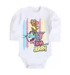 Детский боди Tom and Jerry pastel Белый фото