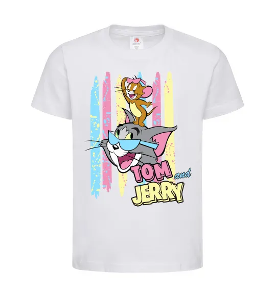 Детская футболка Tom and Jerry pastel Белый фото