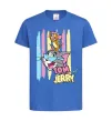 Детская футболка Tom and Jerry pastel Ярко-синий фото