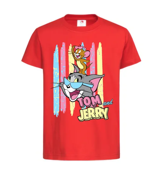 Детская футболка Tom and Jerry pastel Красный фото