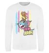 Свитшот Tom and Jerry pastel Белый фото