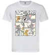 Чоловіча футболка Tom and Jerry collage Білий фото