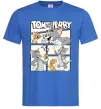 Чоловіча футболка Tom and Jerry collage Яскраво-синій фото