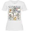 Жіноча футболка Tom and Jerry collage Білий фото