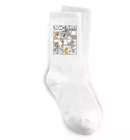 Носки Tom and Jerry collage Белый фото