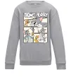 Детский Свитшот Tom and Jerry collage Серый меланж фото