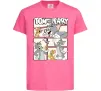 Детская футболка Tom and Jerry collage Ярко-розовый фото