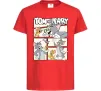 Детская футболка Tom and Jerry collage Красный фото