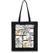 Еко-сумка Tom and Jerry collage Чорний фото