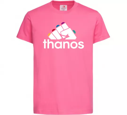 Детская футболка Thanos рукавиця Ярко-розовый фото