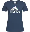 Жіноча футболка Thanos рукавиця Темно-синій фото