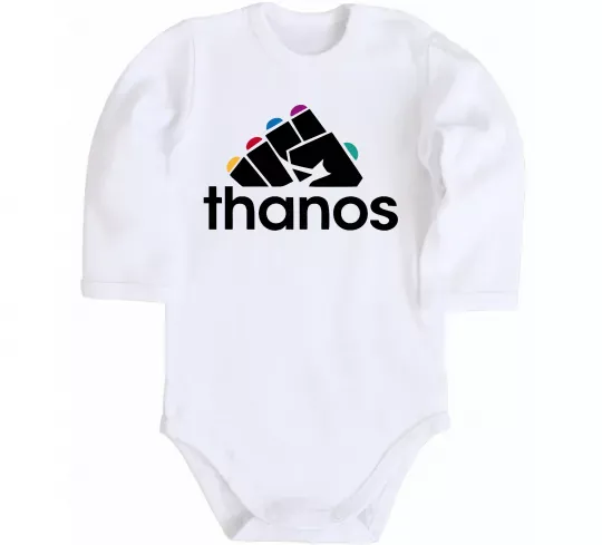 Детский боди Thanos рукавиця Белый фото