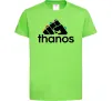 Детская футболка Thanos рукавиця Лаймовый фото