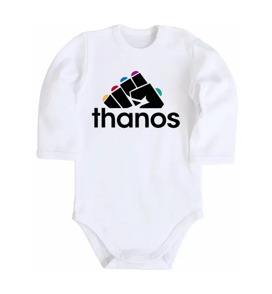Дитячий бодік Thanos рукавиця Білий фото