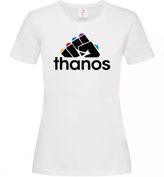 Жіноча футболка Thanos рукавиця Білий фото